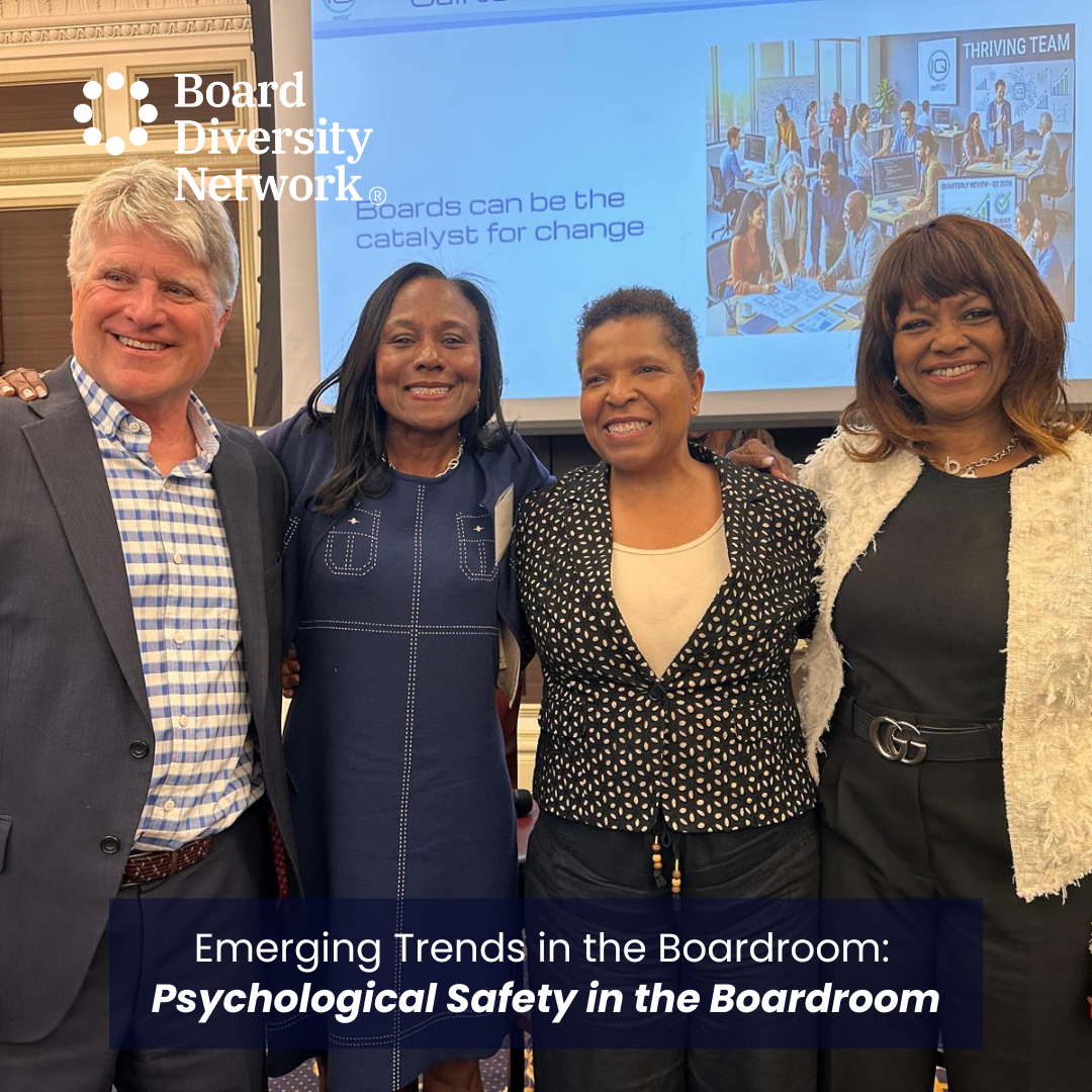 Inside the Conversation on Psychological Safety and Board Effectiveness