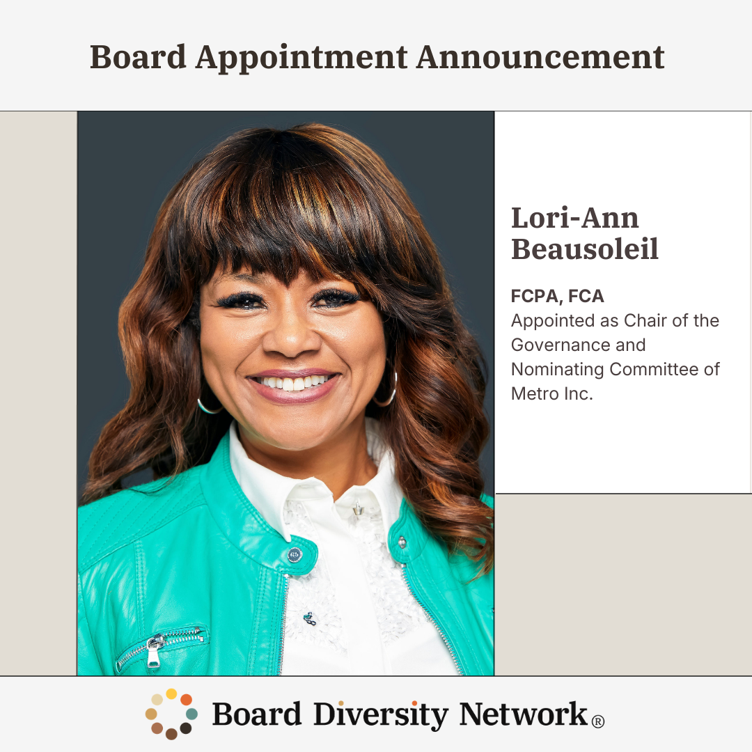 BDN CEO and Co-Founder Lori-Ann Beausoleil Appointed Chair at Metro Inc.